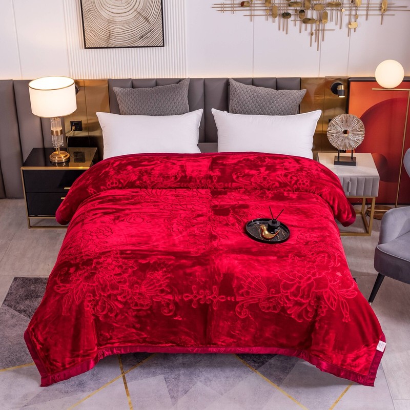 Fleece Blanket King Size, Heavy Korean Mink Blanket,12 Lbs, 2 Ply, Soft and Warm gallery