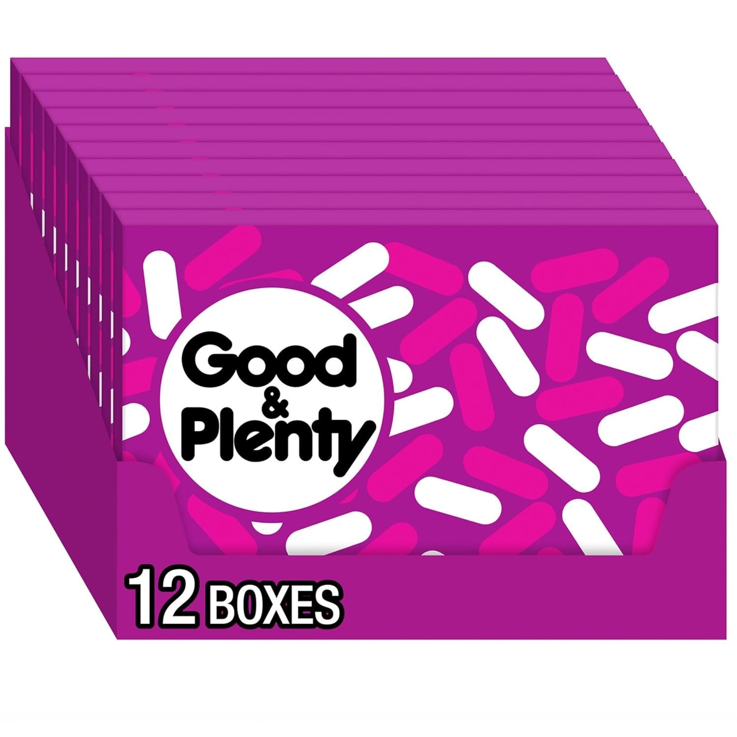 GOOD & PLENTY Licorice Fat Free, Candy Boxes, 6 oz (12 Count).. gallery