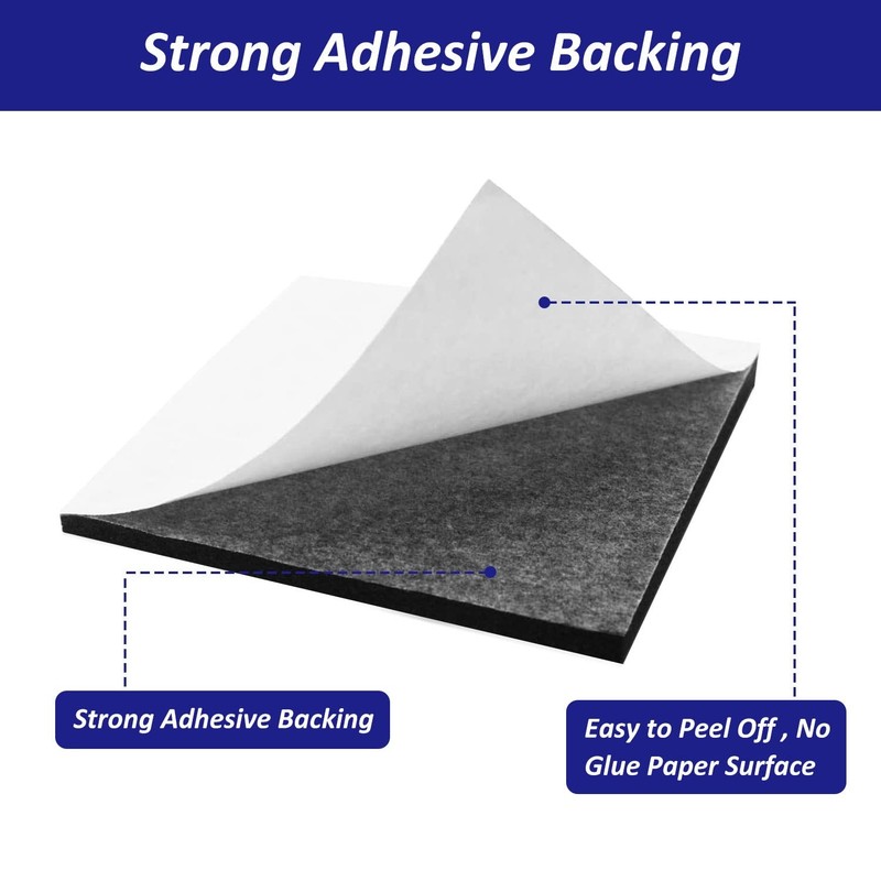 Foam Padding Sheets with Adhesive Backing - 1/4" Thick Self Stick Neoprene In... gallery