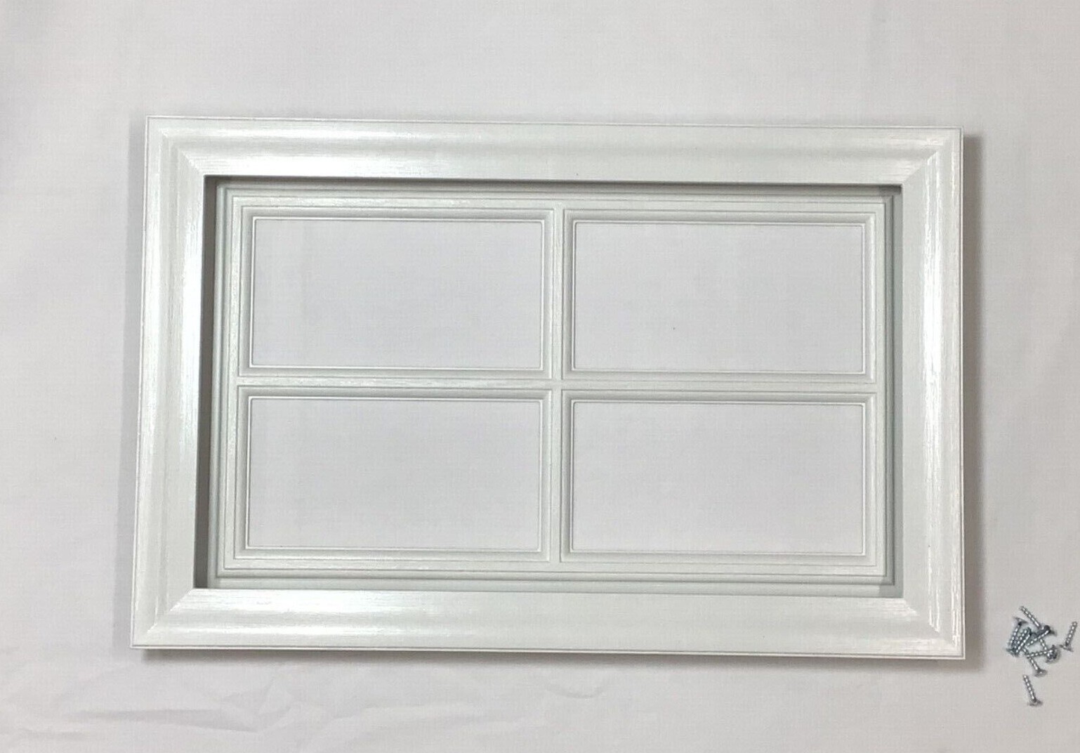 White Amarr Garage Door Window Kit Short Panel Frame Insert Grill Glass Options gallery