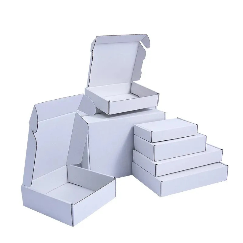 10/30 PCS Extra hard white/brown multi size brown carton packaging wedding party gallery
