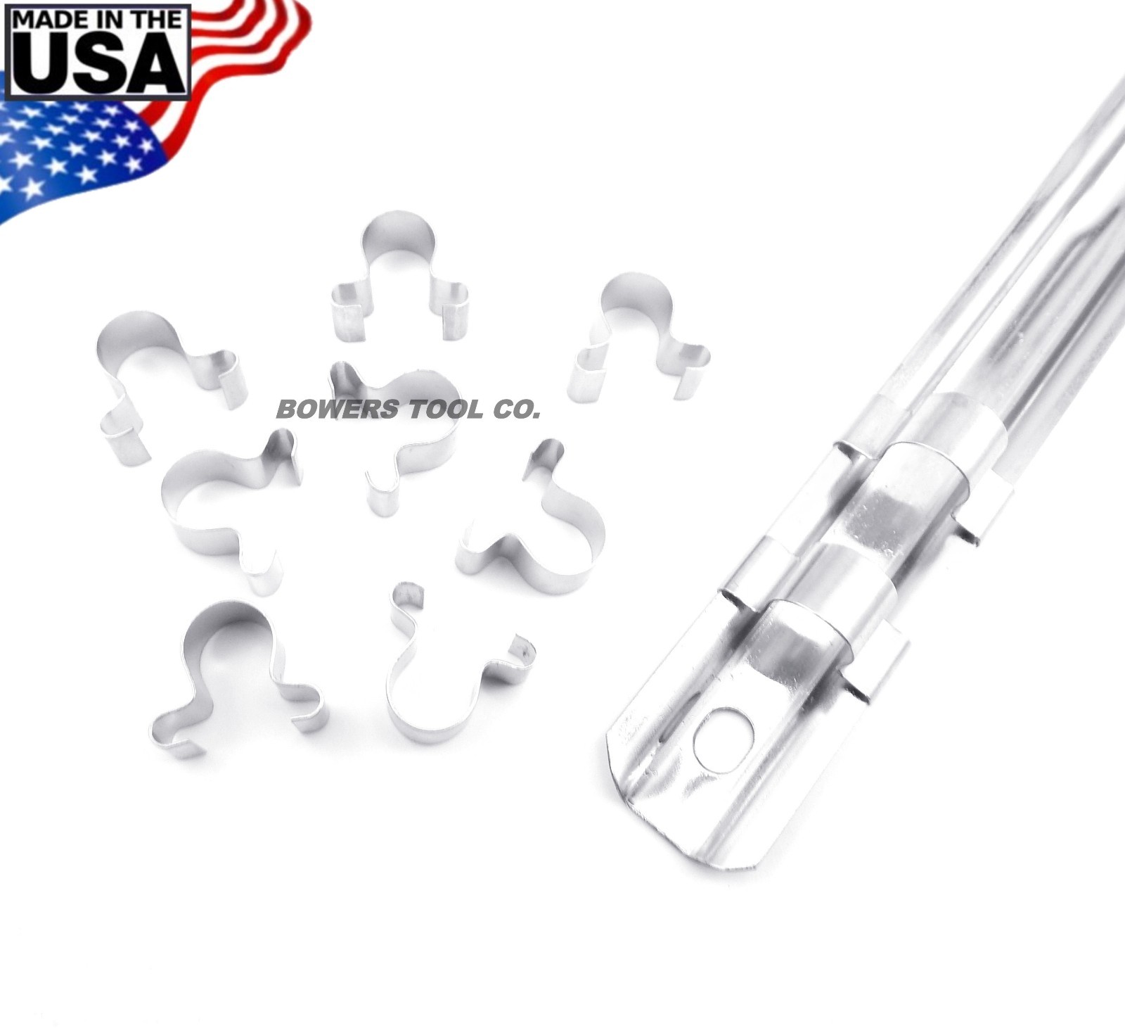 3/8" Replacement Steel Socket Rail Clips Pegs Ullman Devices 10pc 3/8 Drive USA gallery