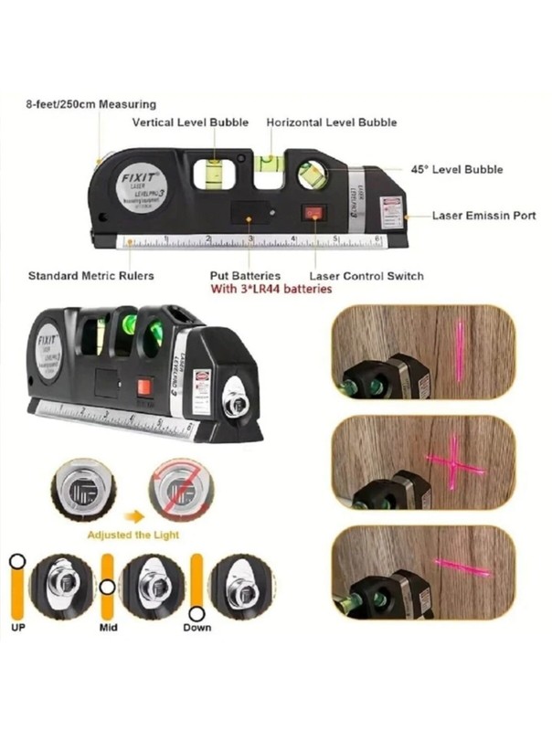 1pc Precision Multi-Purpose Laser Level Horizontal Vertical Laser Beam gallery