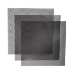 Universal 13″x13″ Car Grill Mesh Insert Aluminum Alloy Rhombic 4x8mm, 3Pcs