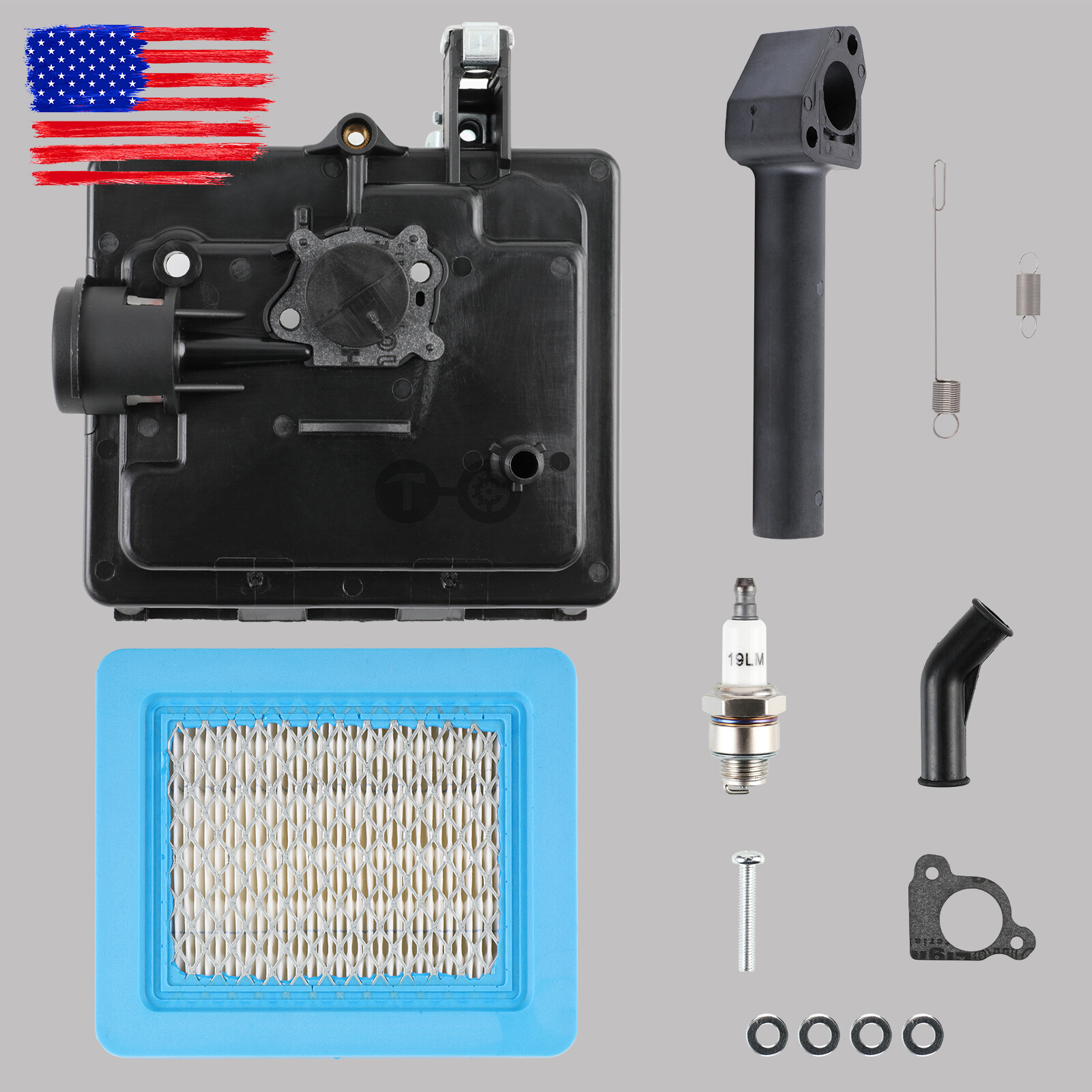 NEW For 795259 5HP 6.75HP Engine Air Cleaner Primer Base Air Filter set gallery