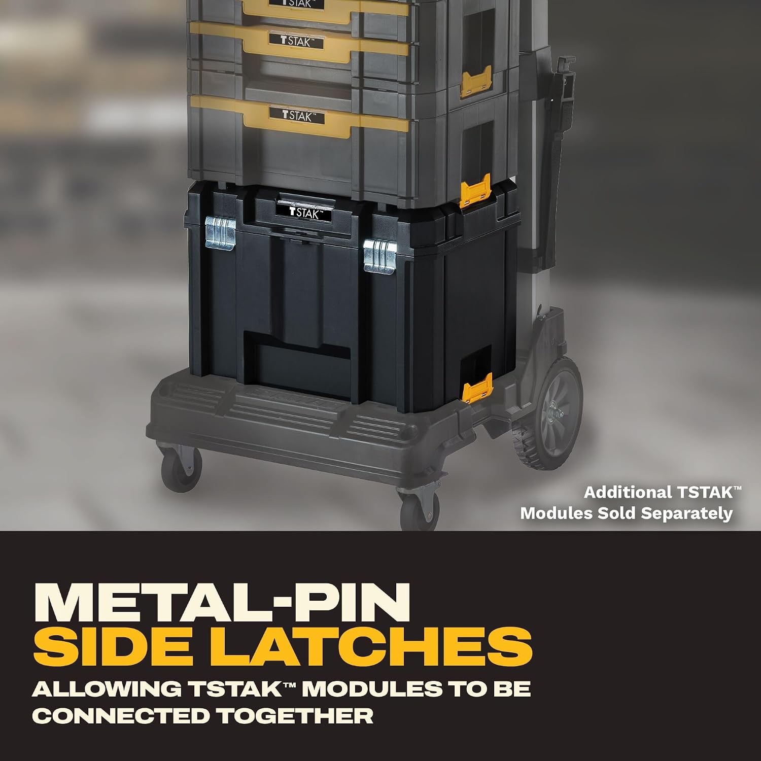 Dealt T-Stak Extra Large Tool Box Organizer with Removable Tray Storage System gallery