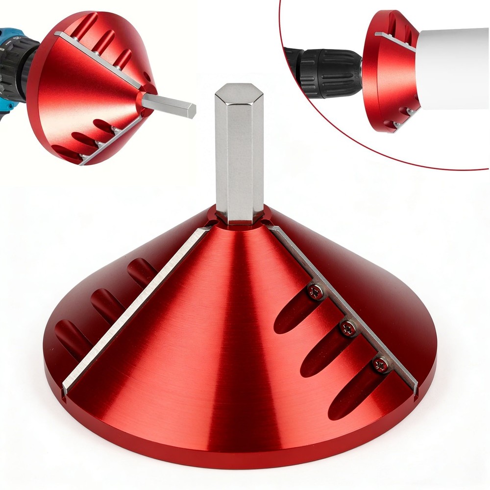 PVC Pipe Chamfering Tool Internal External Deburring Reamer for 0.75-3.5" Pipes
