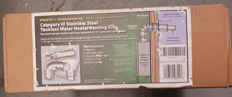 Metal-Fab RTG20147-1 Horizontal Termination Kit - RTG-53 - 3 In./5 In. gallery