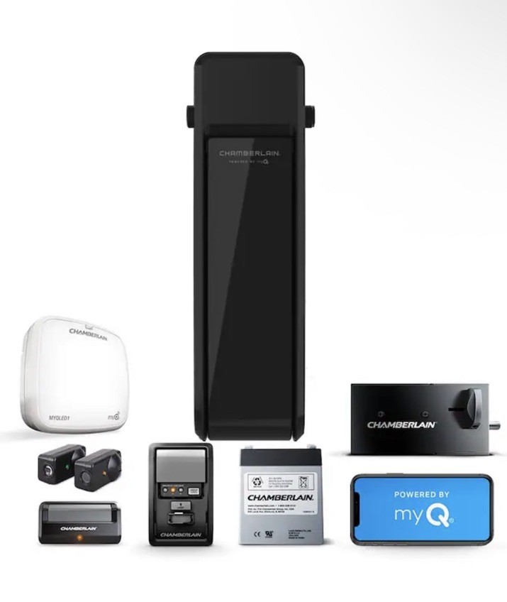 Chamberlain RJO101MC MyQ Wall Mount Smart Garage Opener System w/ Battery Backup gallery