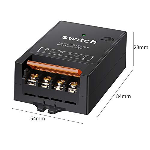 Wireless Remote Switch 12V,1500M Meters Long Distance,DC 12V/24V/48V/72V /40A... gallery