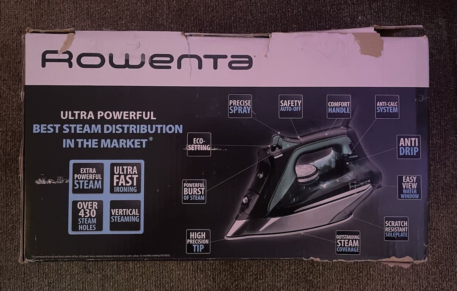 Rowenta DW83 Pro Everlast Master X-Cel Steam Iron gallery