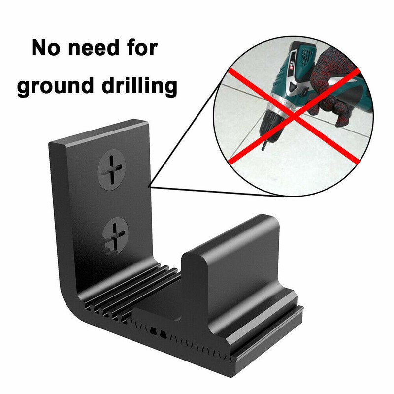 Upgrade Adjustable Wall Mount Bottom Floor Guide For Sliding Barn Door Hardware gallery