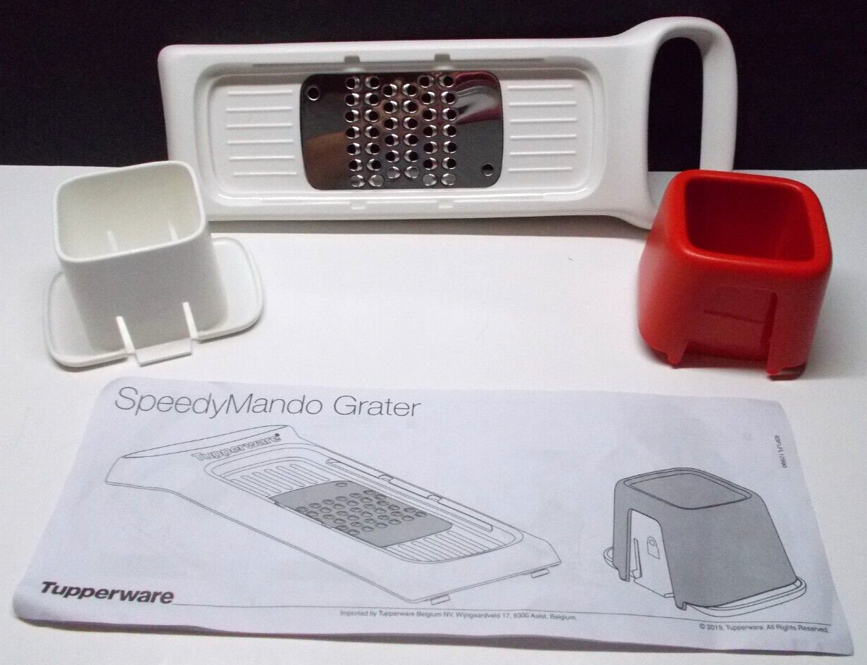 Tupperware Mini Speedy Mando Grater Hand Powered gallery