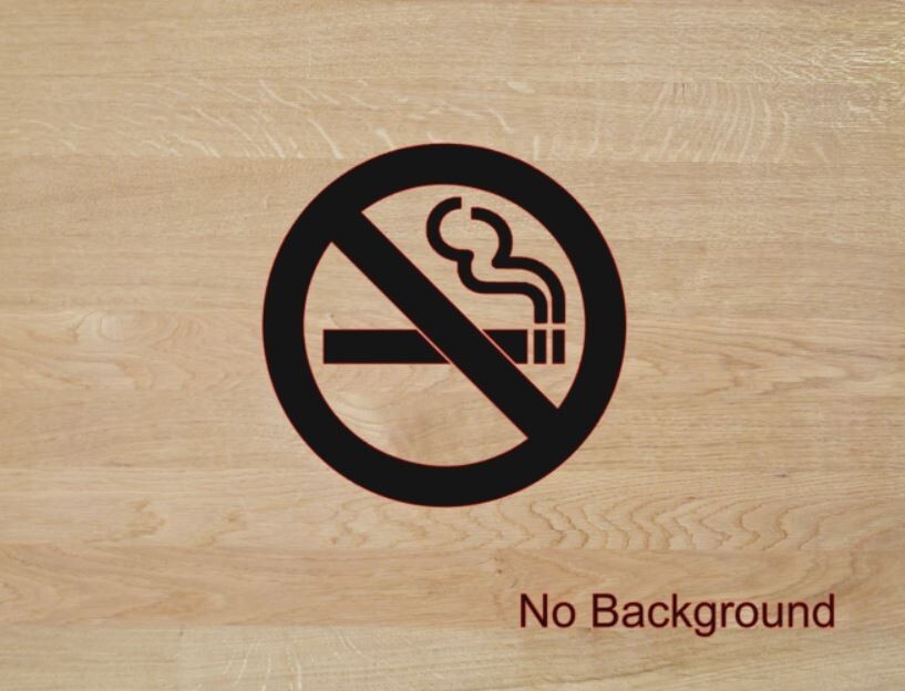 NO SMOKING Sign Sticker PICK SIZE COLOR Vinyl Decal Warning Smoke Wall Window gallery