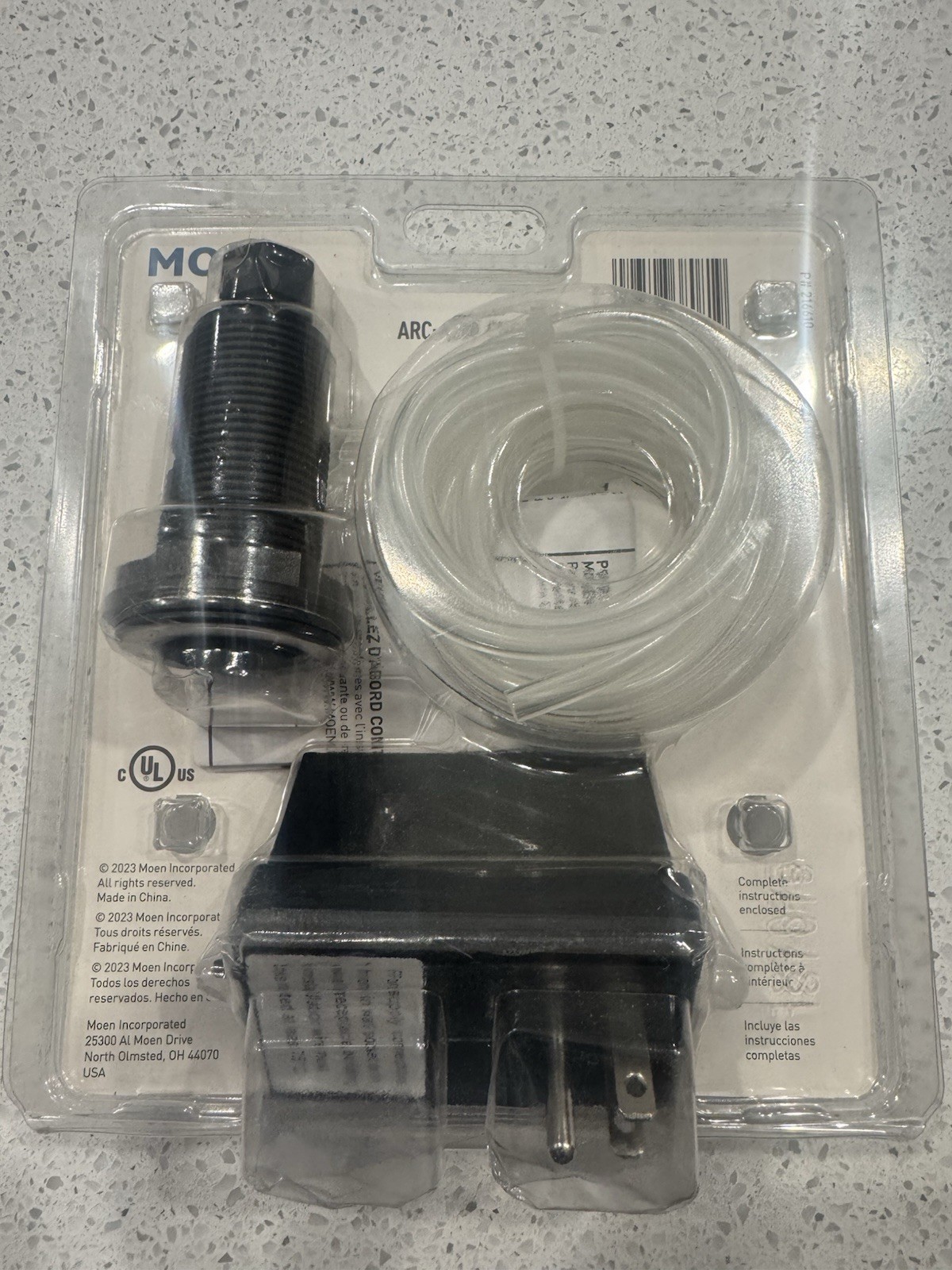 Moen Garbage Disposal Air Switch Kit Dual Button Chrome/Nickel New gallery