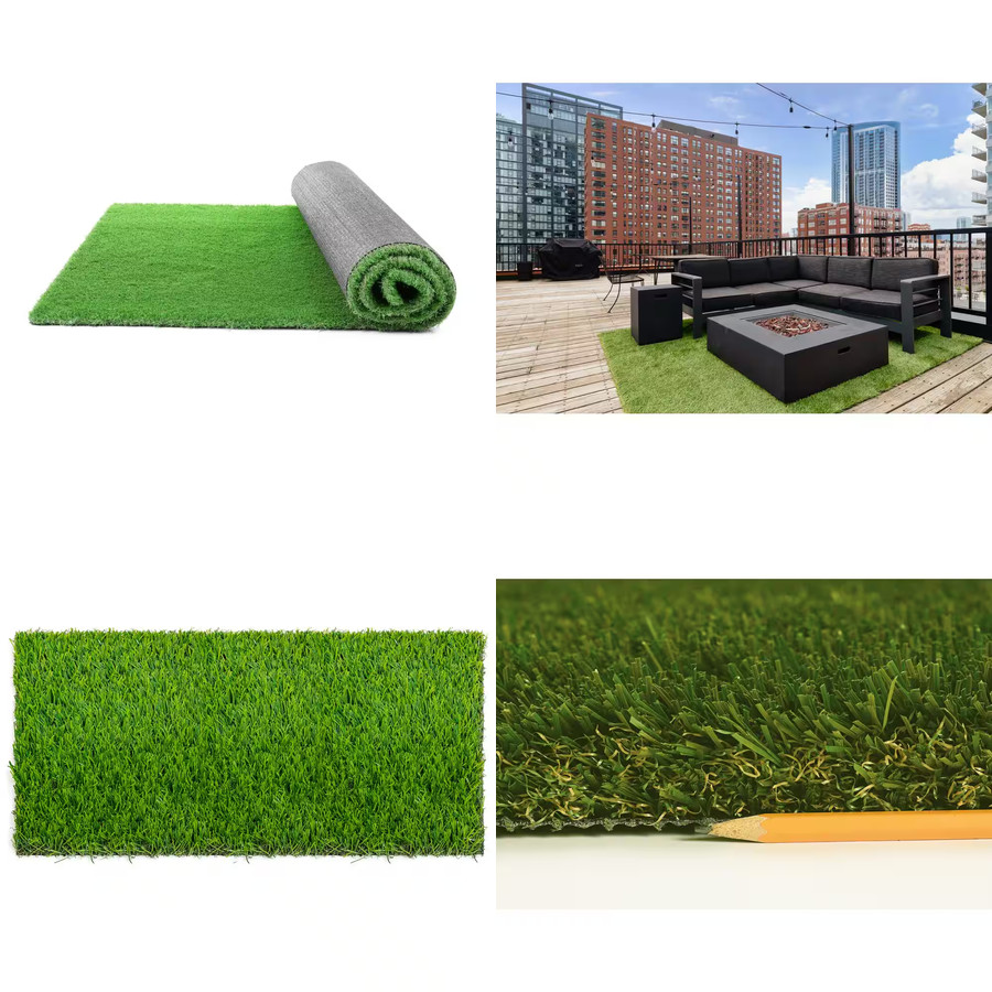 Artificial Grass Rug Premium Turf Fake Carpet Mat Indoor Outdoor 2 ft. x 3 ft US gallery