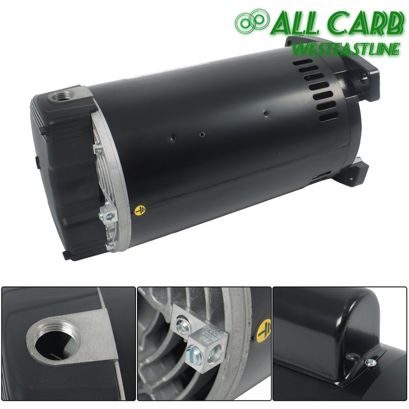 2 HP B2843 Square Single Speed Pool Pump Motor and Seal Kit 3450RPM 230V gallery