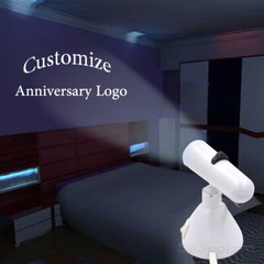 1x Customize Anniversary Decor Home Party Lamp LED Projector Shadow Light