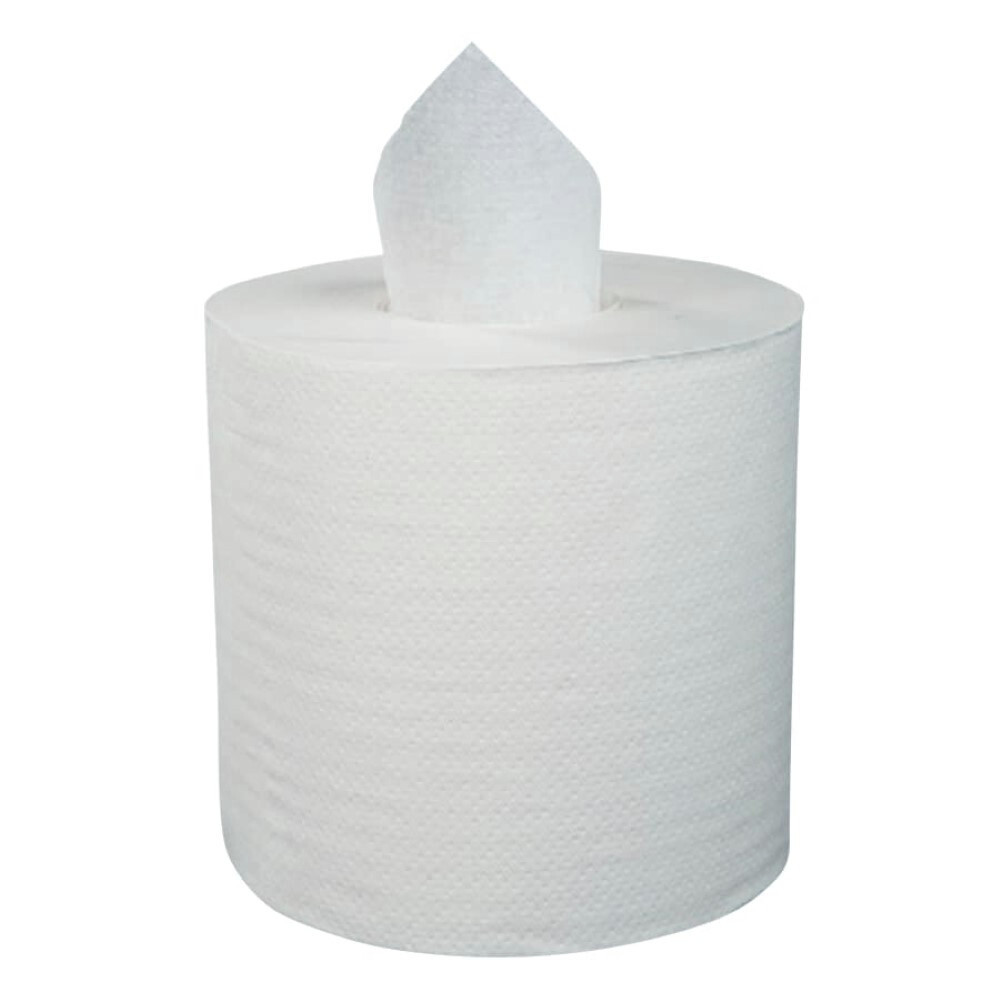 Boardwalk 410322 10" 2 Ply Center-Pull Roll Towels - WHT (6/CT) New gallery