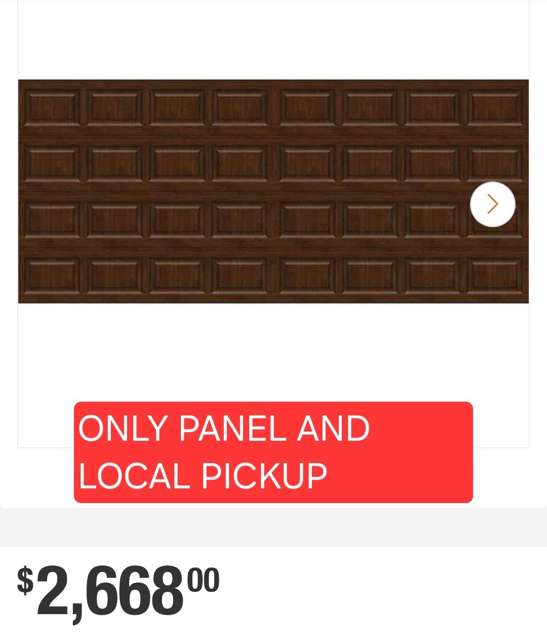 ✨️ Clopay Classic Steel Short Panel 16 ft. x 7 ft. Insulated 12.9 R-Value Wood gallery