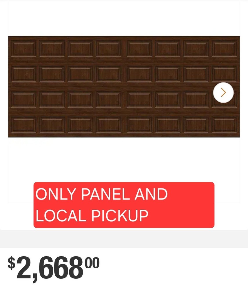 ✨️ Clopay Classic Steel Short Panel 16 ft. x 7 ft. Insulated 12.9 R-Value Wood