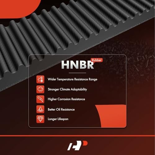 Engine Timing Belt Compatible with Honda Civic & Acura EL, 2001 2002 2003 gallery