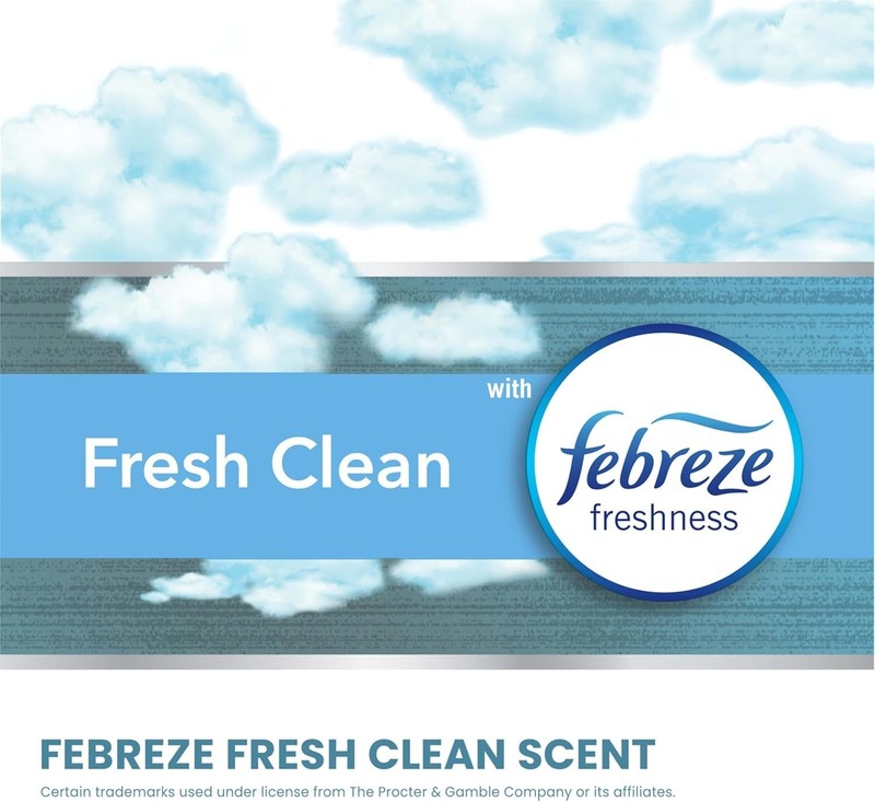 Glad ForceFlex MaxStrength 20 Gal Kitchen Trash Bags, Febreze Fresh, 80 Ct gallery