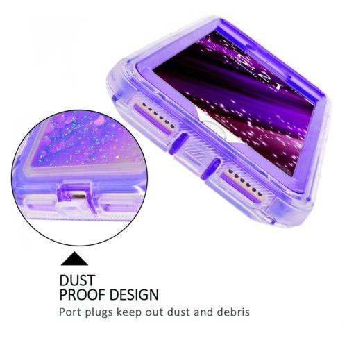 For iPhone 6/7/8/P/X Quicksand Liquid Glitter Defender Case w/Clip fits Otterbox gallery