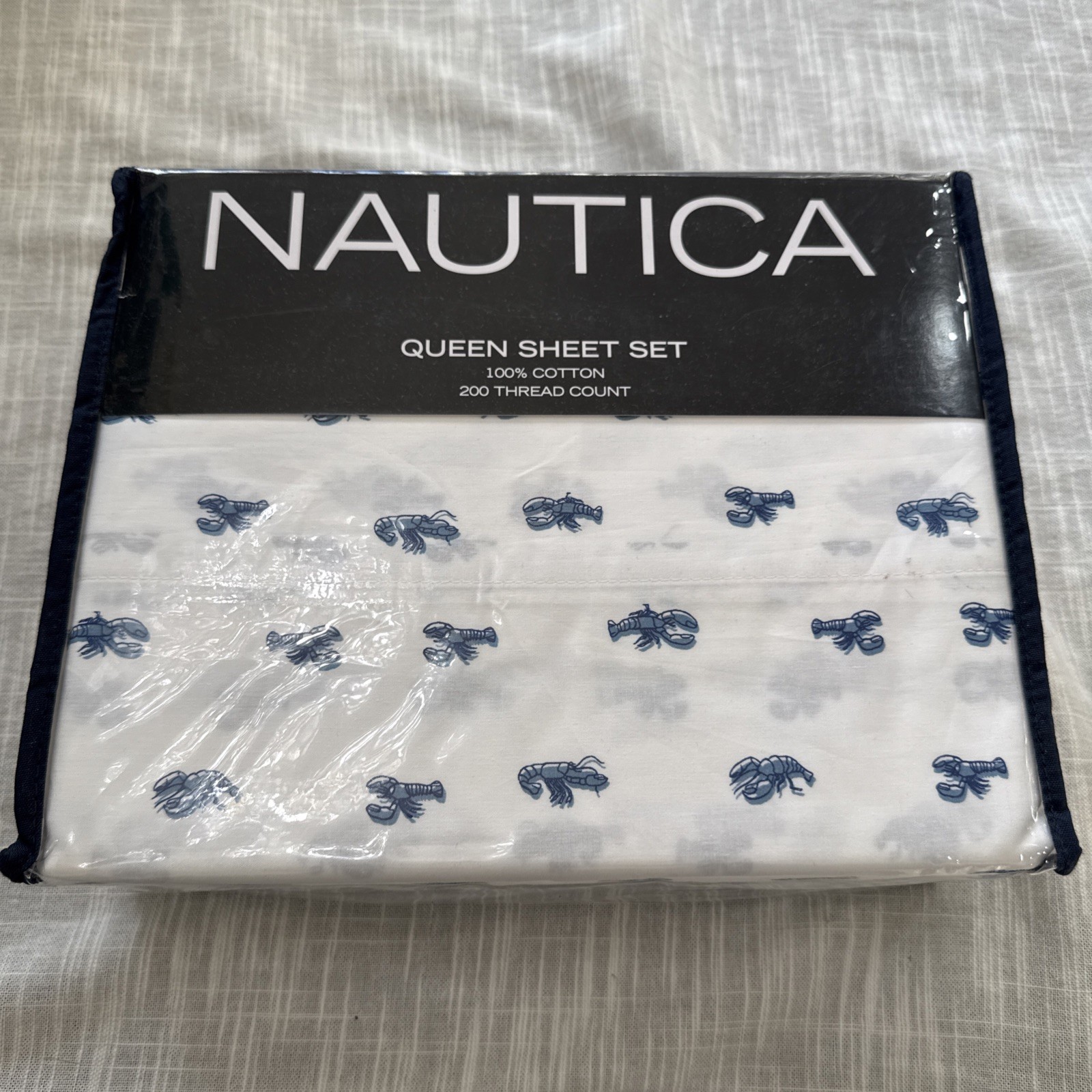 Nautica - Queen Sheets, Cotton Percale Bedding Set, Crisp & Cool, Coastal Hom... gallery