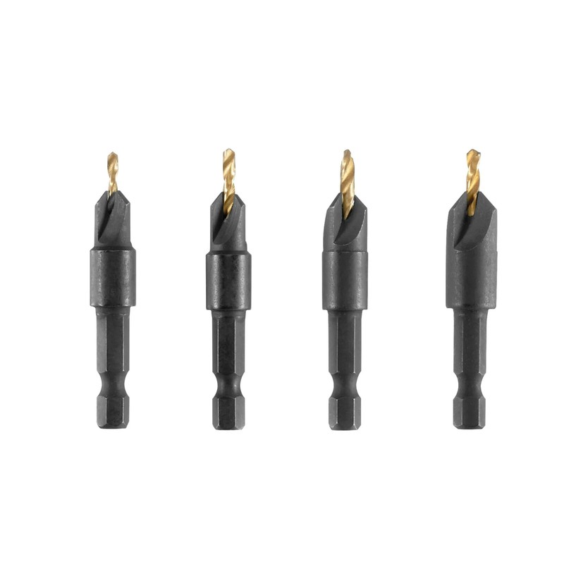 HART 5-Piece Assorted Titanium Countersink Bit Set gallery