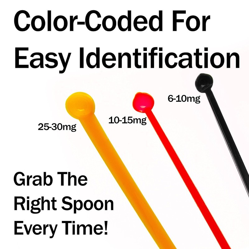[3-Ct.] 6-30Mg Static-Free Micro Spoons for Supplement Powder by SuperDosing gallery