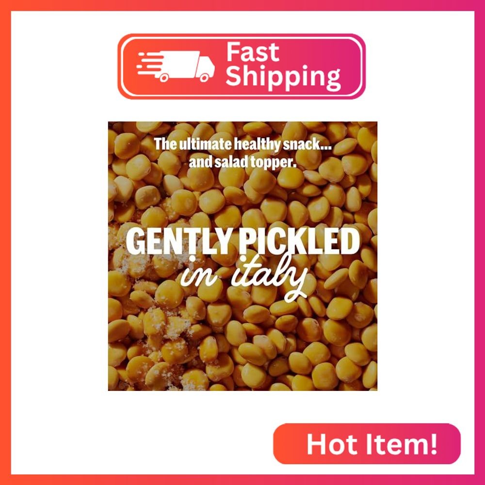 BRAMI Lupini Beans Snack, Garlic & Rosemary, 7g Plant Based Protein, 0g Net Carb gallery