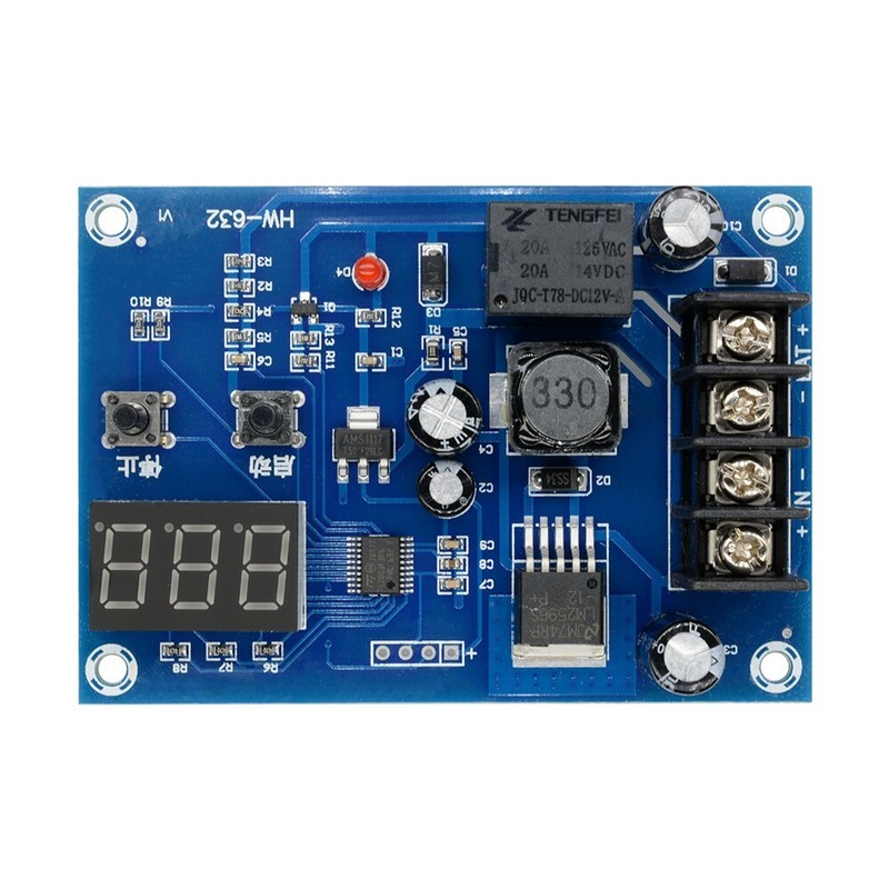 12V - 24V Battery Charge Controller Protection Module w/ LED Voltmeter XH-M603 gallery