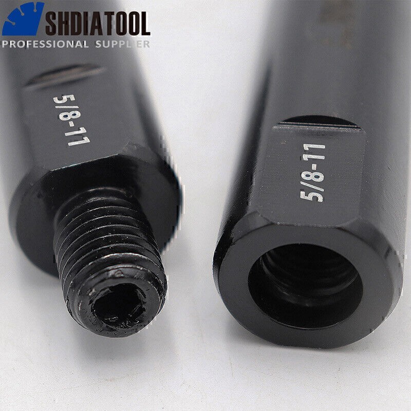 Angle Grinder Extension Connecting Rod 5/8"-11 for Drilling Bits 100mm length gallery