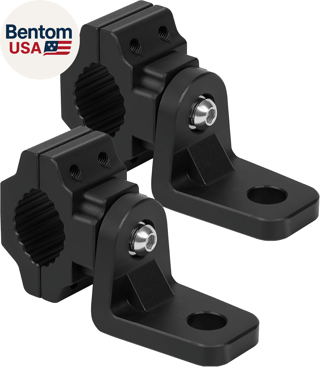 Whip Light Mounts for ATV, Quad Light Mounts Fit 0.875", 1", 1.125" Rack Bars an gallery