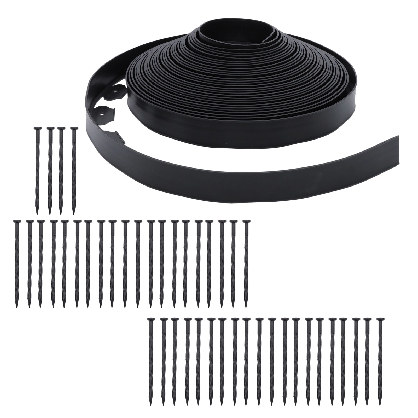 90 FT No-Dig Garden Edge Lawn Border L-shaped Landscape Edging Border Kit gallery