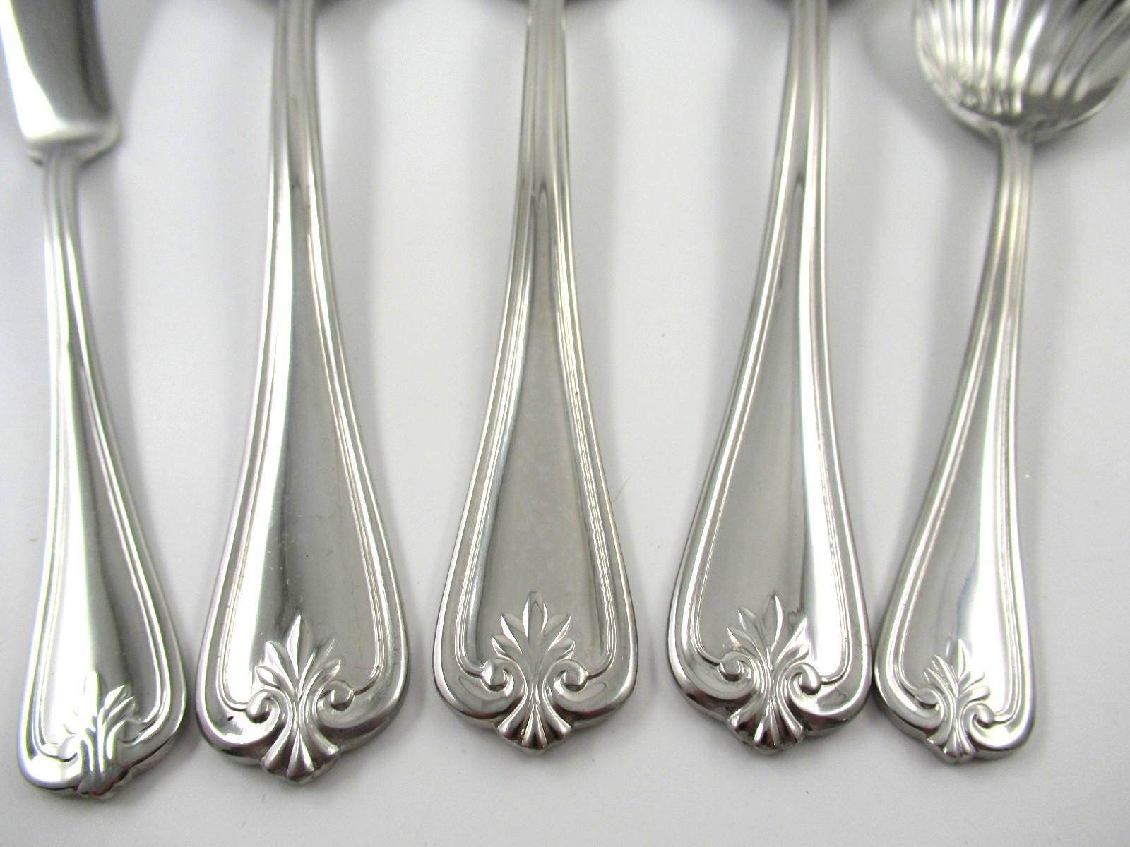 Lenox BUTLER'S GOURMET 5 Pc Serving Set 18/8 Glossy Stainless Steel Flatware gallery