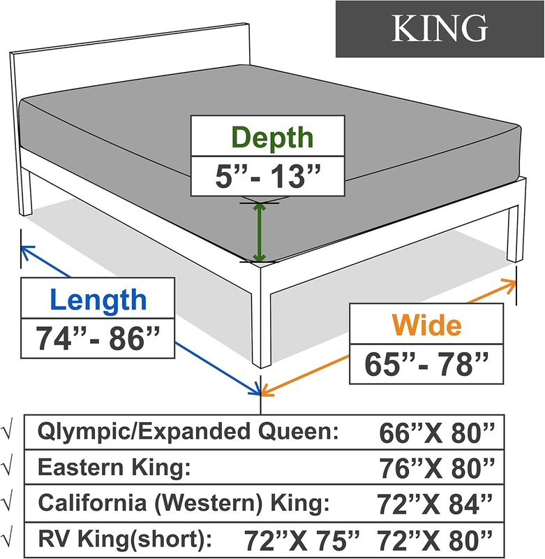 Soft Stretch King Size Fitted Sheet Only Jersey Knit 4-Way Stretchy Snug Fit gallery