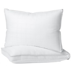 300 Thread Count 100% Egyptian Cotton Down-Alternative Gusseted Pillows