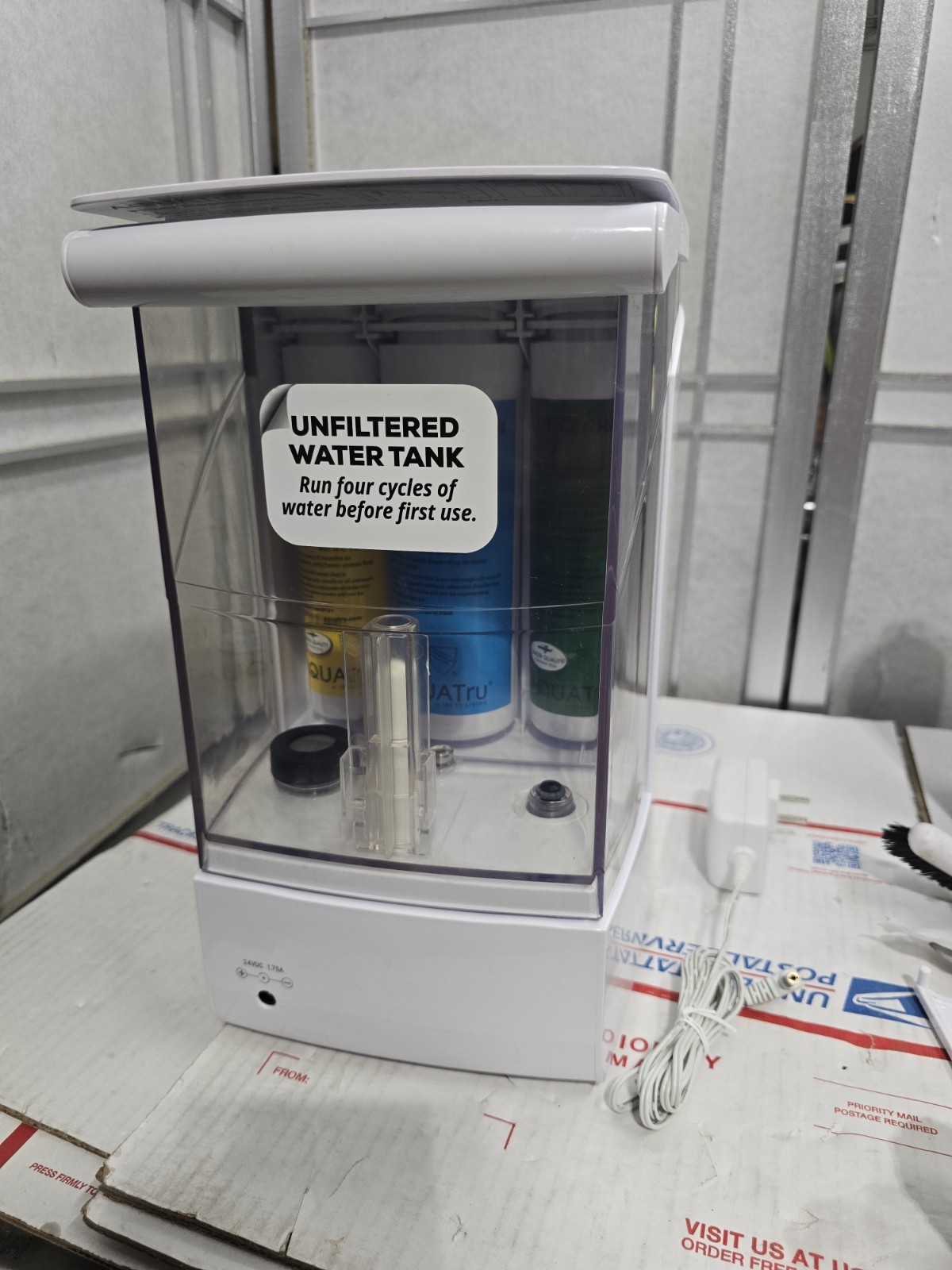 AQUATRU Carafe Countertop Reverse Osmosis Water Purifier with Filters V.Clean gallery