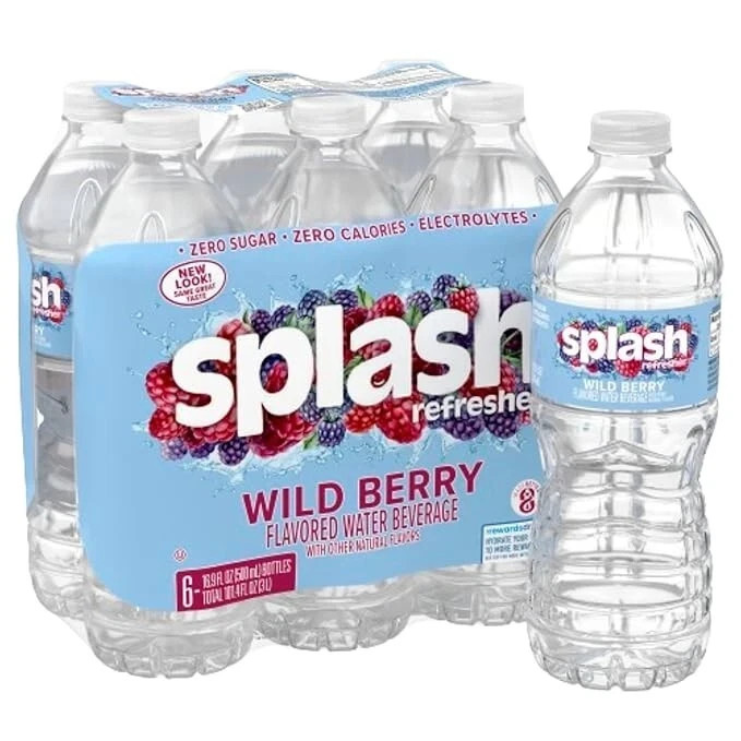 Splash Blast, Pineapple Mango Flavor Water, 16.9 FL OZ (Pack of 6) *CHOSE FLAVOR gallery