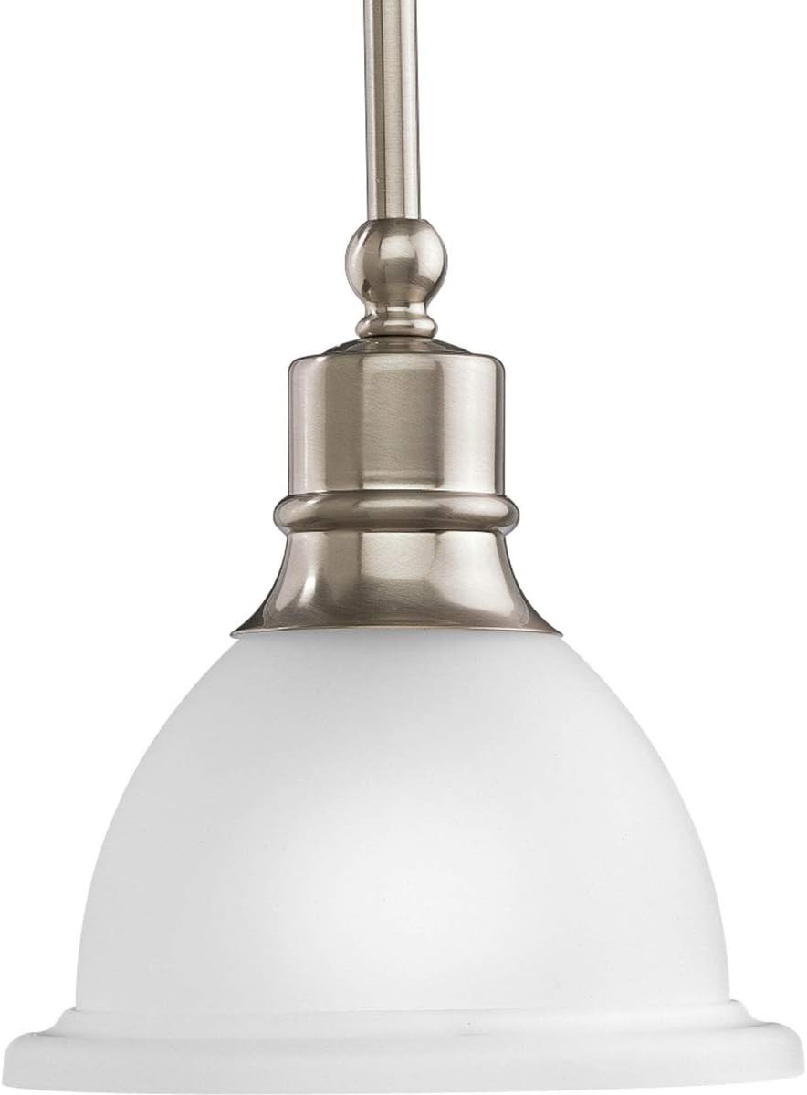 Progress Lighting P5078-09 Madison Pendant 7-1/2 in Brushed Nickel gallery