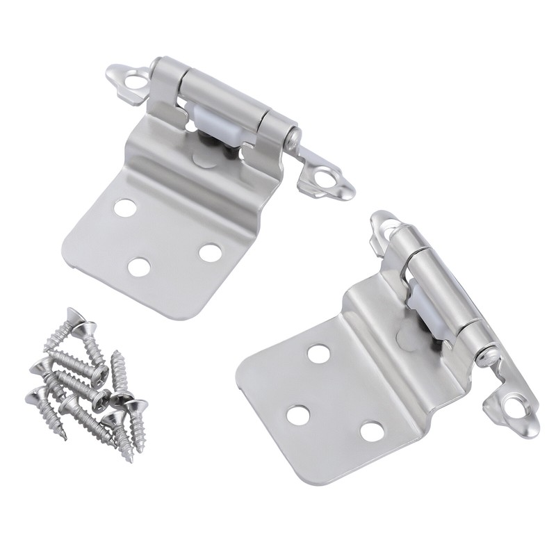 Lot Kitchen Cabinet Hinges Overlay Self Closing Face Mount Cupboard Door Hinge gallery