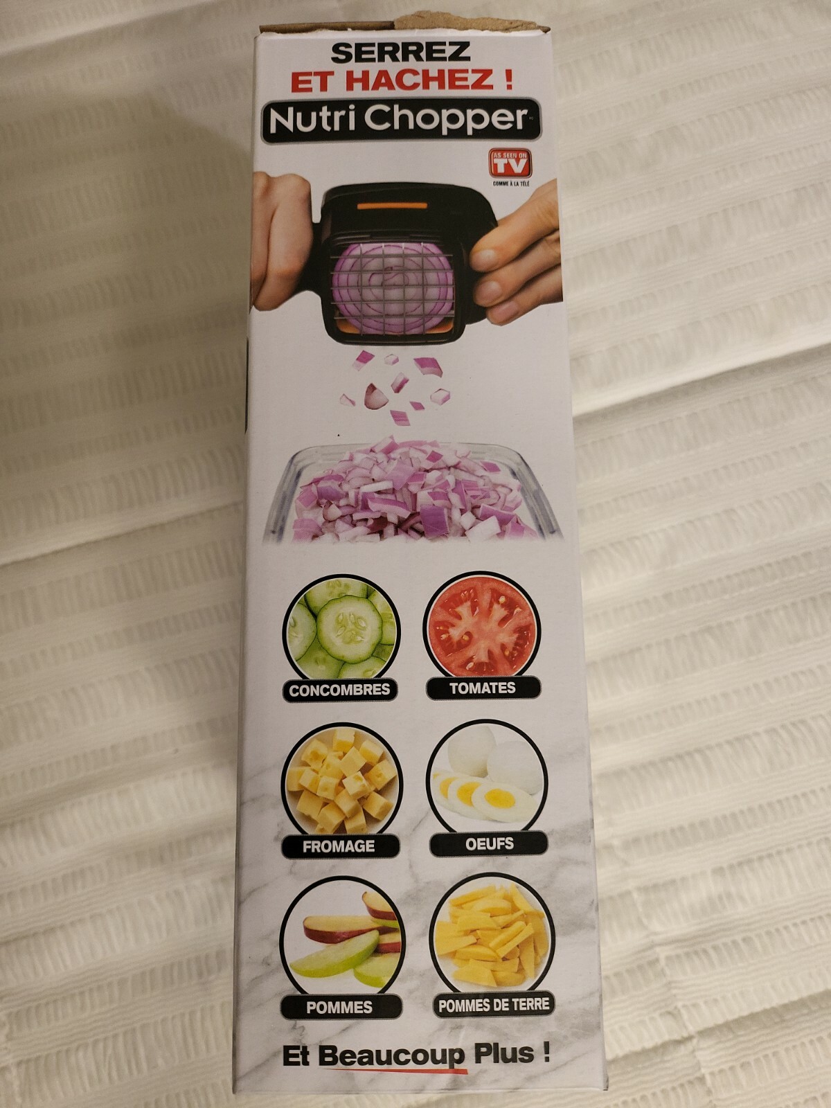 Nutri Chopper Kitchen Slicer 5-in-1 Handheld Just Squeeze & Chop 10X Quicker-L23 gallery