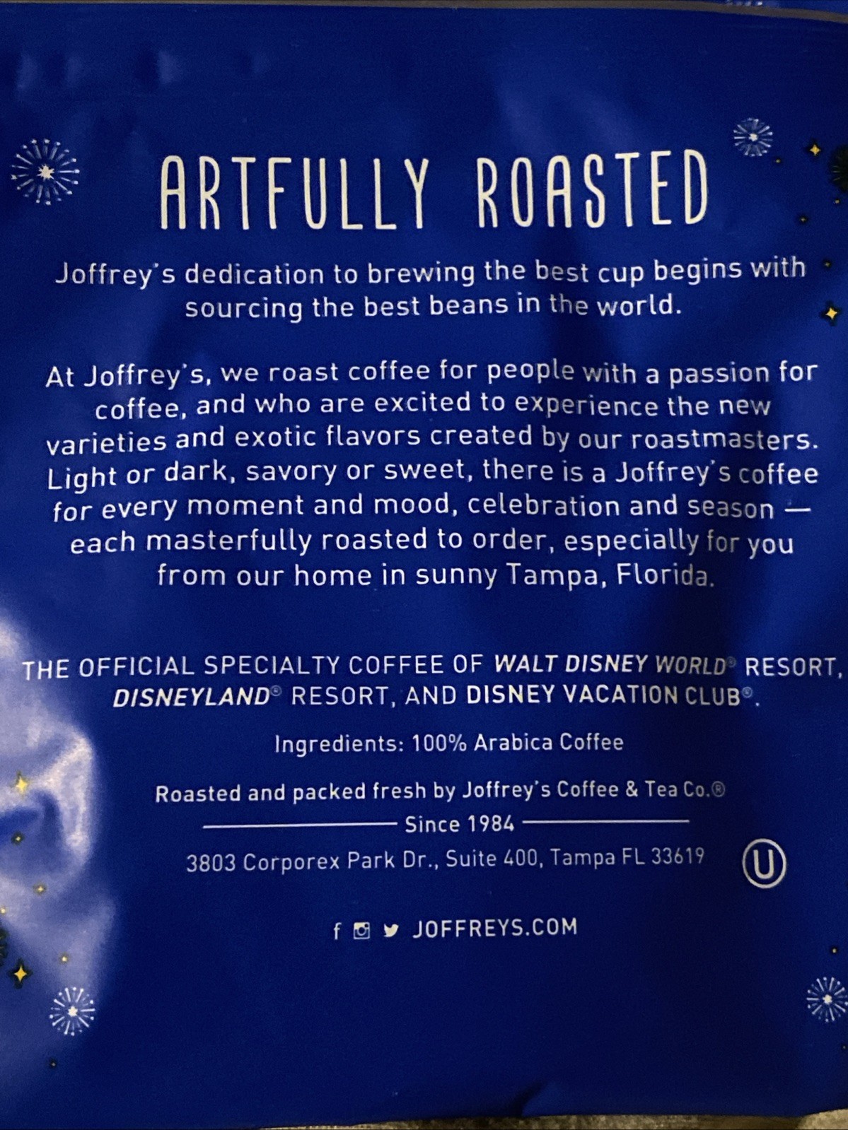 Joffrey's Disney World 15 Packs Coffee Disney World Resort Blend One Cup gallery