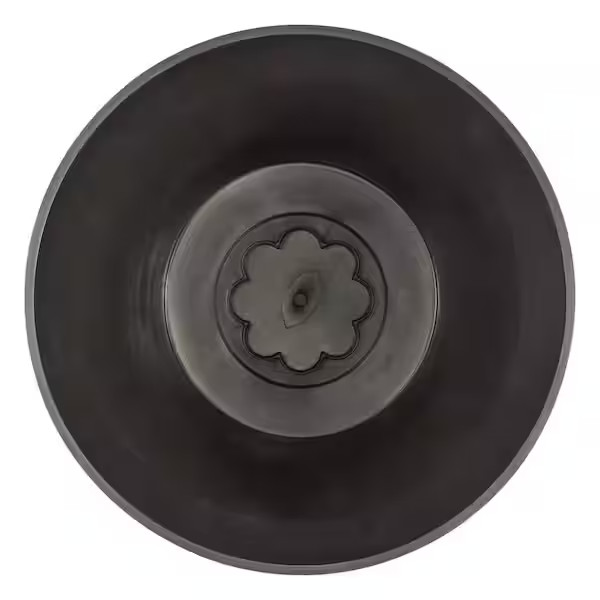 Cameron Whiskey Barrel Large Brown Resin round Planter (22 In. L X 22 In. W X 13 gallery