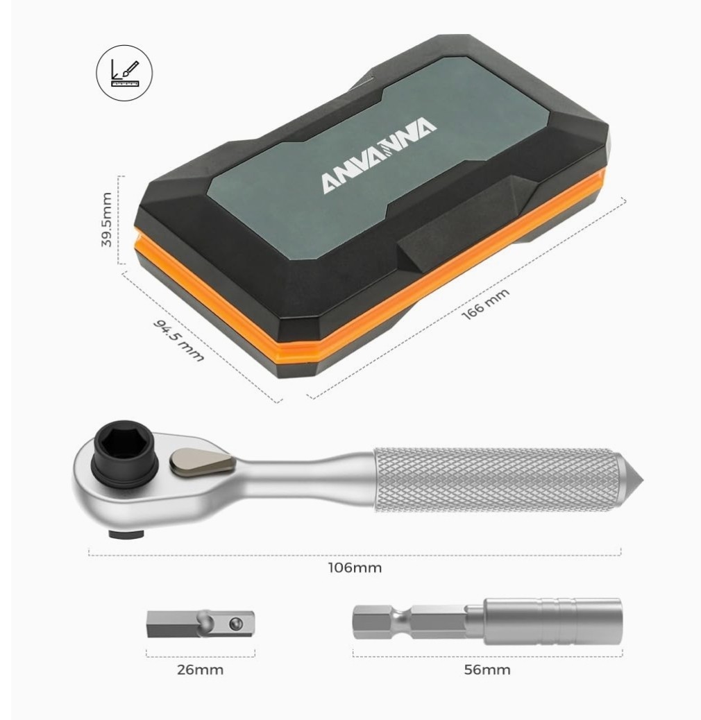 42 in 1 Magnetic Screwdriver, Screwdriver Set, Multi Bit Ratcheting Screwdriver gallery