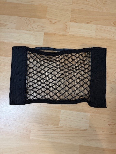 black nylon mesh plastic bag holder, stick inside closet or cabinet gallery