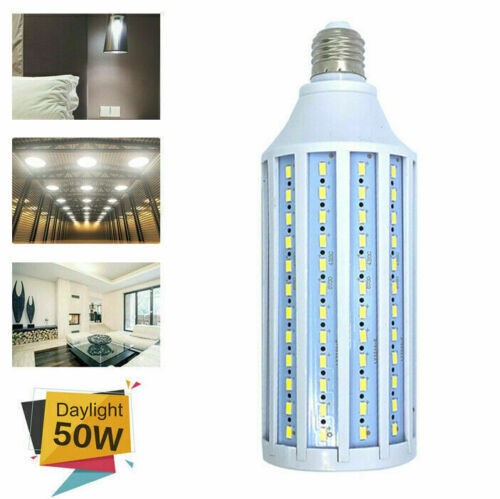 LED Corn Light Bulb 300W Eq 168-Chip E26 5000lm 30W Cool Daylight 6000K gallery