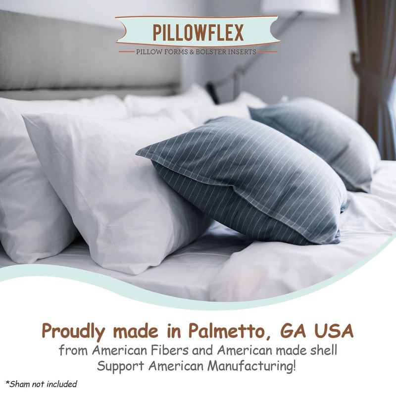 26x26 Inch White Pillow Insert Ultra Soft Allergy Free Made in USA gallery